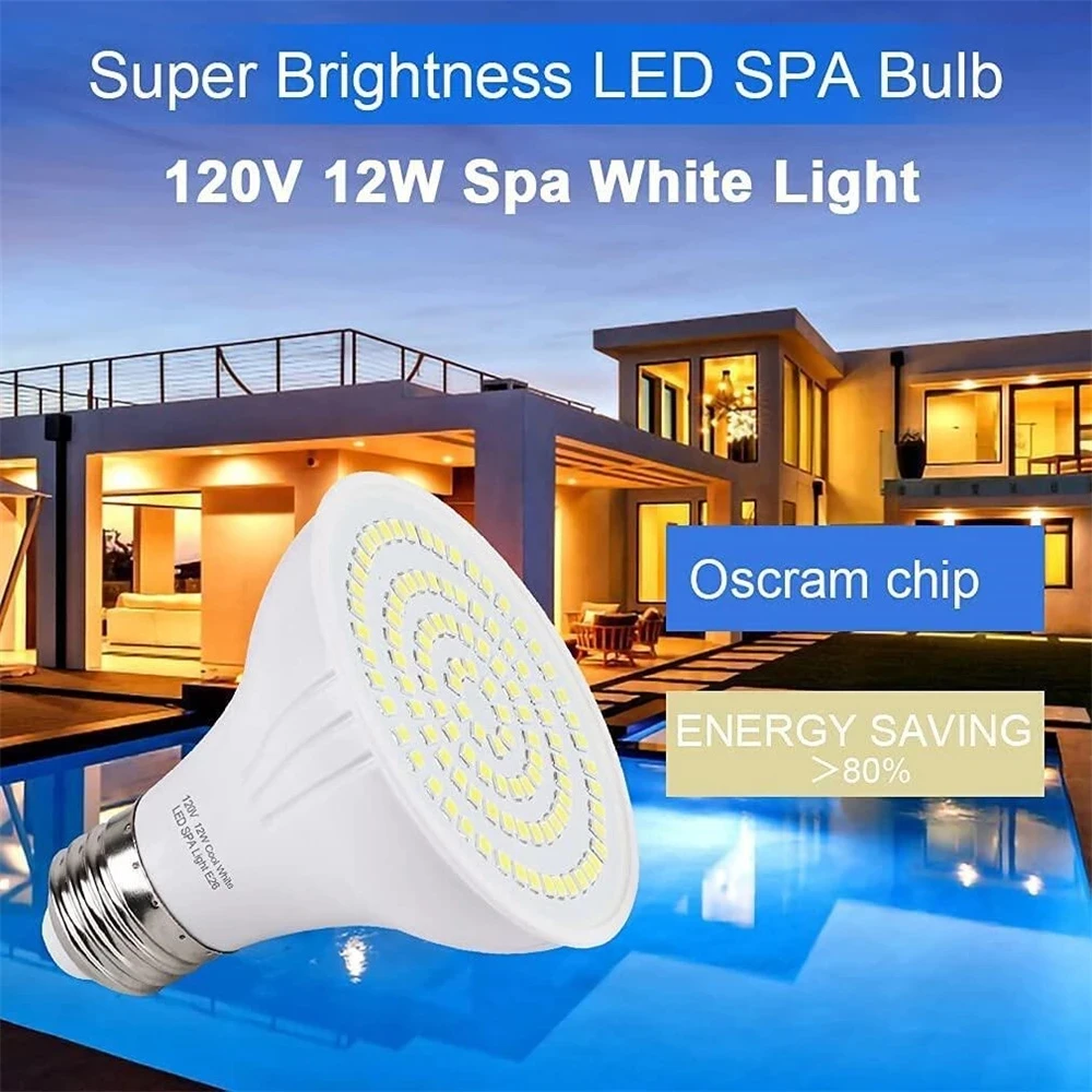 LED Swimming Pool Light E27 E2 - Xy Spa & Wellness 评论和价格