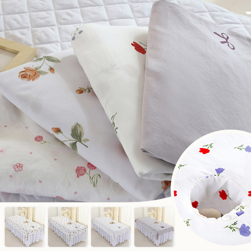 Printed Face Hole Massage Tabl - Spa Wellness Beauty 评论和价格
