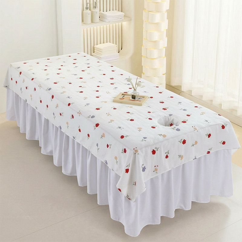 Printed Face Hole Massage Tabl - Spa Wellness Beauty 评论和价格
