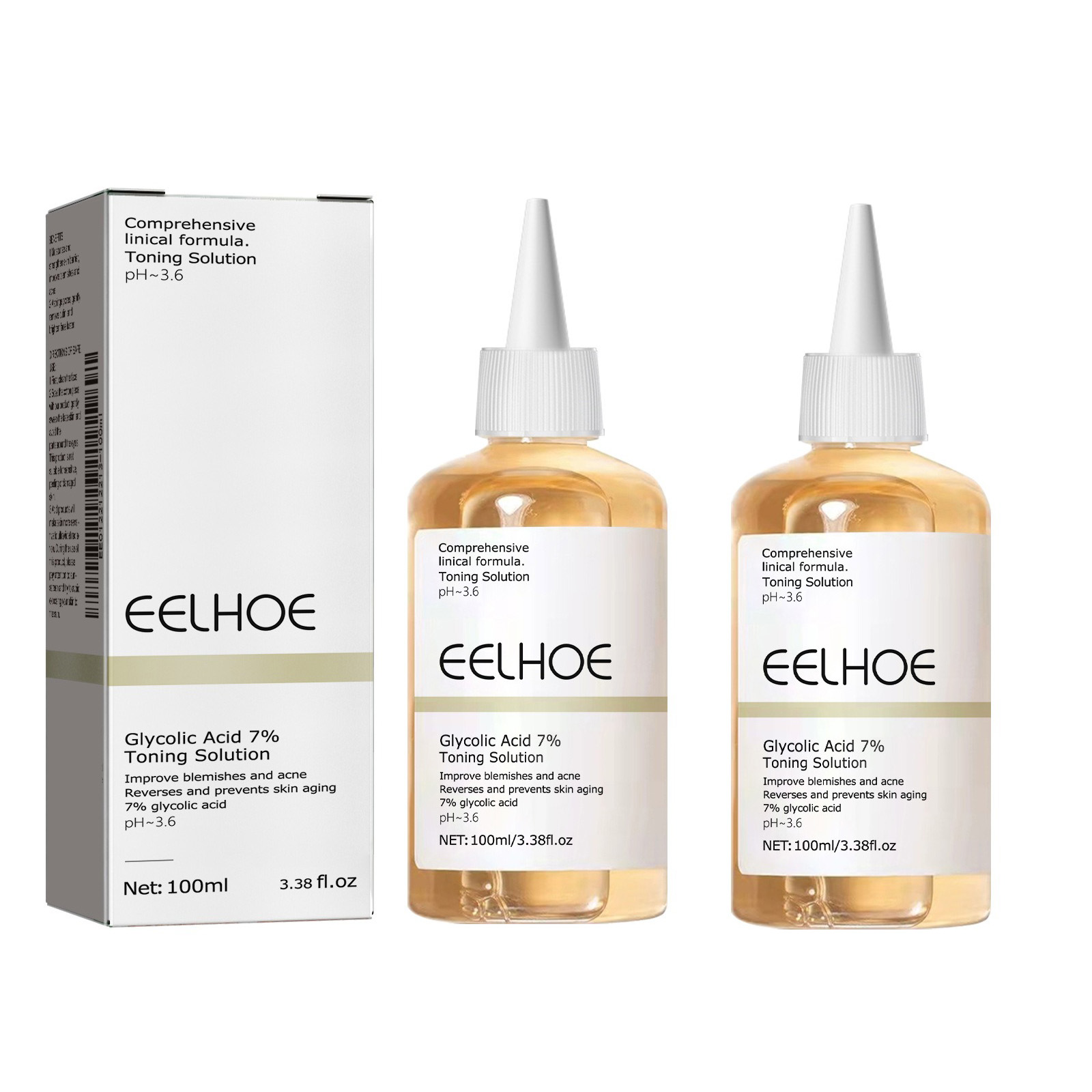 Glycolic Acid 7% Toning Soluti - The Ordinary Serum Hyaluronic Acid 评论和价格